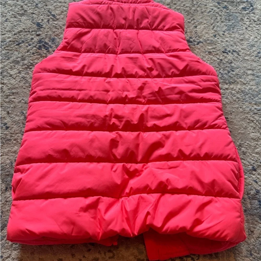 Puma Girl Bundle - Quilted Puffer Vest Fluorescent Hot Pink 10/12, Sweatshirt 7
